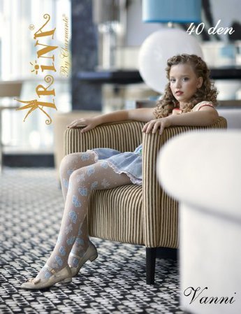 Нарядные колготки для девочки 5-6 лет VANNI 40