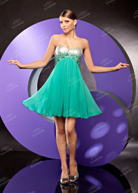 Бирюзовое платье на выпускной ВВ248В