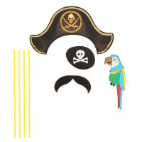 Аксессуары для фотосессии - Пират 4 предмета