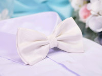 Галстук бабочка двойной, беж