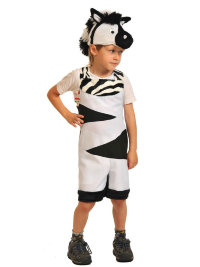 Костюм Зебренок ткань-плюш 2019