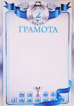 Грамота спорт 2-е место 65.177 