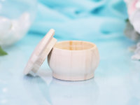 Солонка деревянная с крышкой