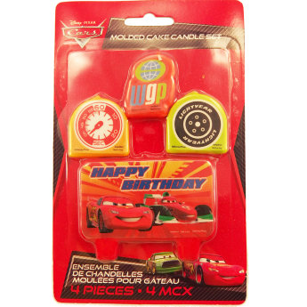 Свечи праздничные для торта Тачки 4шт
