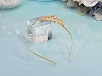 Диадема асимметрия, цвет золото