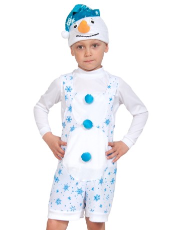 Костюм Снеговик ткань-плюш 2012