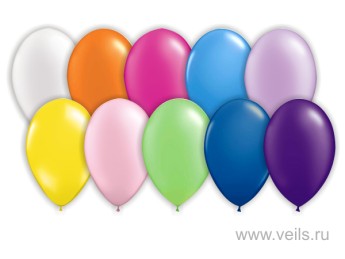1102-0032 Набор шаров 14" Ассорти, 10шт