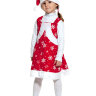 Костюм для девочки 3-6 лет Мисс Санта 2045, версия 2017 год