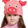 Шапочка Поросенок розовый 4130