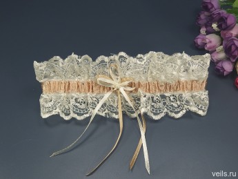 Свадебная подвязка невесты 014