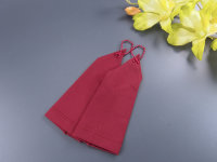 Митенки детские бордо, гладкие длина 15см