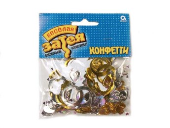 Конфетти, кольца большие 1501-0419
