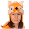 карнавальная шапка ЛИСА 4570, на взрослого