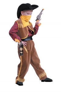 Костюм Ковбой желтый 7013-1