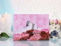 Свадебная Книга пожеланий ламинированная, голуби