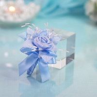 Бутоньерка 022 голубая