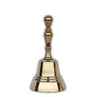 Колокольчик № 4 с ручкой, Последний звонок 5*10см