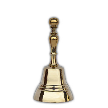 Колокольчик № 4 с ручкой, Последний звонок 5*10см