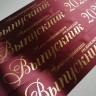 Печать лент Выпускник 2026, индивидуальный дизайн
