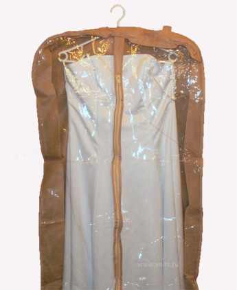 Чехол комби для свадебного платья ЧБ-03 
