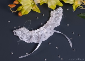 Свадебная подвязка невесты 004