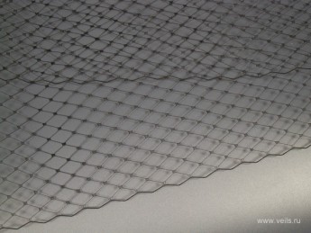 Сетка вуаль 25 см черная