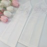 Свадебные митенки 28см белые 