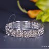 Браслет из страз 3-х рядный, фото 3