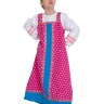 Костюм Аленушка в малиновом 5079
