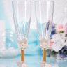 Свадебные бокалы, deco-028, в цвете золото