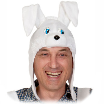 Шапочка Зайчик 4574, д/взр